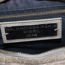 BALENCIAGA The City Hand Bag Leather Beige 115748 Auth yk20774M-26