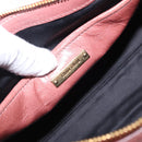 Miu Miu Matelasse Hand Bag Leather 2way Pink Gold Auth yk20776M-21