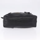 Miu Miu Shoulder Bag Leather Black Gold Auth yk20777M-5