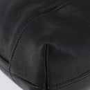 Miu Miu Shoulder Bag Leather Black Gold Auth yk20777M-15