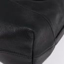 Miu Miu Shoulder Bag Leather Black Gold Auth yk20777M-16