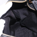 Miu Miu Shoulder Bag Leather Black Gold Auth yk20777M-21