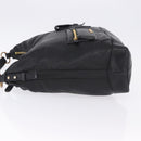 Miu Miu Shoulder Bag Leather Black Gold Auth yk20777M-4