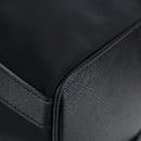 PRADA Boston Bag Nylon Leather 2way Black Silver 2VC007 Auth yk20779SAV-19