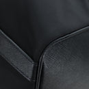 PRADA Boston Bag Nylon Leather 2way Black Silver 2VC007 Auth yk20779SAV-21