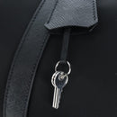 PRADA Boston Bag Nylon Leather 2way Black Silver 2VC007 Auth yk20779SAV-10