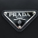 PRADA Boston Bag Nylon Leather 2way Black Silver 2VC007 Auth yk20779SAV-24