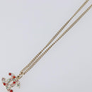 CHANEL COCO Mark Stone Necklace metal Multicolor CC Auth yk20780M-4