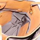 Miu Miu Hand Bag Leather 2way Brown Gold Auth yk20781M-21