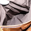 Miu Miu Hand Bag Leather 2way Brown Gold Auth yk20781M-26