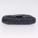 FENDI Mamma Baguette Shoulder Bag beads Navy Silver Auth yk20785SAM-5
