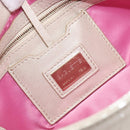 FENDI Rhinestone Mamma Baguette Shoulder Bag Leather Gold Tone Auth yk20787SM-22