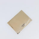 FENDI Rhinestone Mamma Baguette Shoulder Bag Leather Gold Tone Auth yk20787SM-28