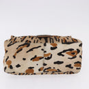 FENDI Leopard Pattern Mamma Baguette Bag Harako Leather Brown Auth yk20790SAM-6