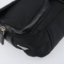 PRADA Hand Bag Nylon Black Silver Auth yk20793V-15