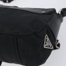 PRADA Hand Bag Nylon Black Silver Auth yk20793V-16