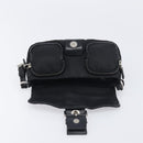 PRADA Hand Bag Nylon Black Silver Auth yk20793V-20