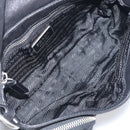 PRADA Hand Bag Nylon Black Silver Auth yk20793V-9