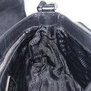 PRADA Hand Bag Nylon Black Silver Auth yk20793V-22