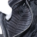 PRADA Hand Bag Nylon Black Silver Auth yk20793V-25