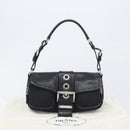 PRADA Hand Bag Nylon Black Silver Auth yk20793V-12