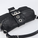 PRADA Hand Bag Nylon Black Silver Auth yk20793V-6