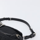 PRADA Hand Bag Nylon Black Silver Auth yk20793V-14