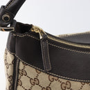 GUCCI GG Canvas Abbey Shoulder Bag Beige Gold 189833 Auth yk20794V-15