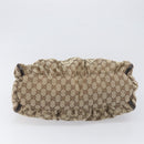 GUCCI GG Canvas Abbey Shoulder Bag Beige Gold 189833 Auth yk20794V-9