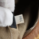 PRADA Shoulder Bag Leather Brown Gold Auth yk20795V-11