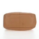 PRADA Shoulder Bag Leather Brown Gold Auth yk20795V-5