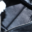 CHANEL Chain Matelasse Shoulder Bag Caviar Skin Black Silver CC Auth yk20796SAV-18
