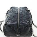 CHANEL Chain Matelasse Shoulder Bag Caviar Skin Black Silver CC Auth yk20796SAV-6