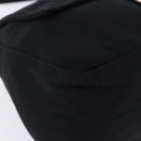 FENDI Mamma Baguette Shoulder Bag Cotton Jersey Black Silver Auth yk20801V-10