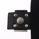 FENDI Mamma Baguette Shoulder Bag Cotton Jersey Black Silver Auth yk20801V-16