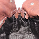 PRADA Shoulder Bag Leather Brown Silver Auth yk20802SAV-23