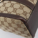 GUCCI Abbey GG Canvas Boston Bag Beige Gold 130942 Auth yk20803SAV-13