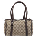 GUCCI Abbey GG Canvas Boston Bag Beige Gold 130942 Auth yk20803SAV-3