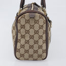 GUCCI Abbey GG Canvas Boston Bag Beige Gold 130942 Auth yk20803SAV-4