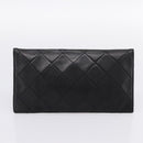 CHANEL Double Flap Chain Matelasse Bag Lamb Skin Black Gold CC Auth yk20805SAM-26