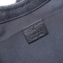 GUCCI GG Canvas Jackie Hand Bag Leather Black 124409 Auth yk20807V-18