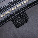 GUCCI GG Canvas Web Sherry Line Hand Bag Black Gold 130995 Auth yk20808SAV-18