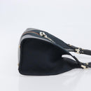 GUCCI GG Canvas Web Sherry Line Hand Bag Black Gold 130995 Auth yk20808SAV-3