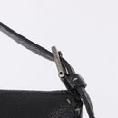 FENDI Selleria Mamma Baguette Shoulder Bag Leather Black Auth yk20809V-17