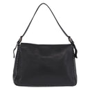 FENDI Selleria Mamma Baguette Shoulder Bag Leather Black Auth yk20809V-2