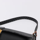 FENDI Selleria Mamma Baguette Shoulder Bag Leather Black Auth yk20809V-8