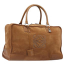 LOEWE Amazona 44 Hand Bag Suede Brown Silver Auth yk20811SAV-1