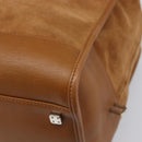 LOEWE Amazona 44 Hand Bag Suede Brown Silver Auth yk20811SAV-16