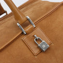 LOEWE Amazona 44 Hand Bag Suede Brown Silver Auth yk20811SAV-18