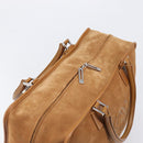 LOEWE Amazona 44 Hand Bag Suede Brown Silver Auth yk20811SAV-6
